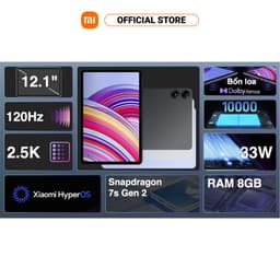 Thumbnail Máy tính bảng Redmi Pad Pro (8+128GB) | Màn hình 12,1" 120Hz 2,5K | SD 7sGen2 | Pin 10000mAh 3