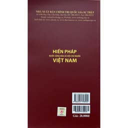 Thumbnail Sách - Hiến Pháp Nước Cộng Hòa Xã Hội Chủ Nghĩa Việt Nam 1