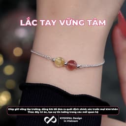 Thumbnail Lắc tay bạc phong thuỷ tự nhiên KYDOPAL đính đá trang sức vòng tay cao cấp 925 - PAL9B7L6 2