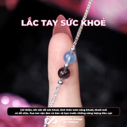 Thumbnail Lắc tay bạc phong thuỷ tự nhiên KYDOPAL đính đá trang sức vòng tay cao cấp 925 - PAL9B7L6 4