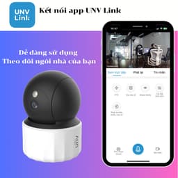 Thumbnail Camera wifi quay quét 360 UNIVIEW S3EM3 3MP còi báo động đàm thoại 2 chiều chống nước IP67 BH 2 năm 2