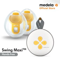 Thumbnail Máy hút sữa Medela Swing Maxi Hands Free | Có pin sạc tích hợp, chân sạc USB-C, hệ thống khép kín 2