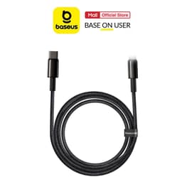 Thumbnail Cáp sạc nhanh Typec to IP PD20W 3.0A dùng cho iP10/11/12 Baseus Tungsten Gold dây bọc dù chống đứt dài 1M/2M 1