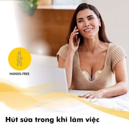 Thumbnail Máy hút sữa Medela Swing Maxi Hands Free | Có pin sạc tích hợp, chân sạc USB-C, hệ thống khép kín 4