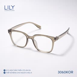 Thumbnail Gọng kính mắt vuông nam nữ LILYEYEWEAR chất liệu nhựa chắc chắn kiểu dáng thanh lịch hiện đại thời thượng 3060KOR 3