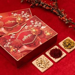 Thumbnail Bộ quà tặng tết nhụy hoa nghệ tây Saffron Bahraman 2gr kèm trà hoa 4
