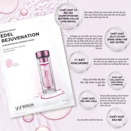 Thumbnail Mặt nạ giấy Wonjin cấp ẩm phục hồi hồi giúp tăng sinh collagen dưỡng sáng trẻ hóa da 3
