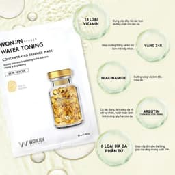 Thumbnail Mặt nạ giấy Wonjin cấp ẩm phục hồi hồi giúp tăng sinh collagen dưỡng sáng trẻ hóa da 2