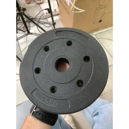 Thumbnail BG - Tạ miếng nhựa pvc đặc ruột tạ bánh nhựa tạ đĩa 1,5kg 1