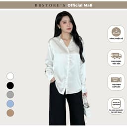 Thumbnail BBSTORE’S Áo Sơ Mi Công Sở Vải Lụa Mát Không Nhăn - TK18 1