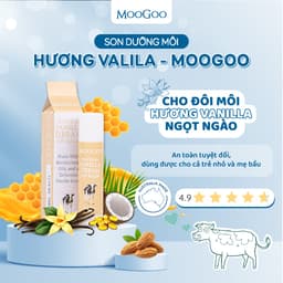 Thumbnail Son dưỡng thuần chay làm mềm và dưỡng ẩm môi MooGoo Úc cho trẻ em, da nhạy cảm 1