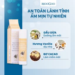 Thumbnail Son dưỡng thuần chay làm mềm và dưỡng ẩm môi MooGoo Úc cho trẻ em, da nhạy cảm 2