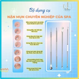 Thumbnail Bộ dụng cụ nặn mụn MINODERM lấy nhân mụn trứng cá, chất liệu cao cấp, siêu nhọn 12mm 2
