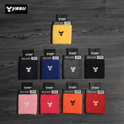 Thumbnail Băng cổ tay thấm mồ hôi thoáng khí phù hợp chơi thể thao gym, bóng bàn...Yasu 0235( 1 chiếc) 1