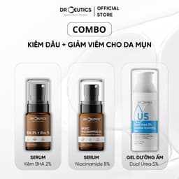 Thumbnail Bộ Chăm Sóc Da Dầu, Mụn Viêm -BHA 2% + Zinc PCA 1% (30g) + Niacinamide 8% (30g) + Gel Dưỡng Ẩm Dual Urea 5% (50g) 1
