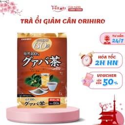 Thumbnail Trà ổi hỗ trợ giảm cân Orihiro Nhật Bản túi 60 gói 1