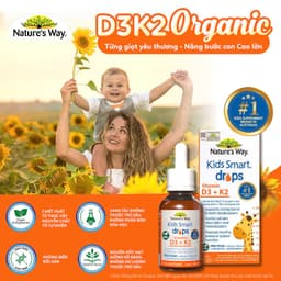 Thumbnail Vitamin D3k2 Organic Nature's Way, D3K2 Cho Trẻ Sơ Sinh Với Thành Phần Hoa Hướng Dương Organic Hộp 11ml 3