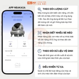Thumbnail [New 2025] Máy Dọn Phân Mèo Neakasa M1 Thiết Kế OPEN-TOP Phù Hợp Cho Nhiều Mèo, Mèo Lớn Đến 15Kg 2