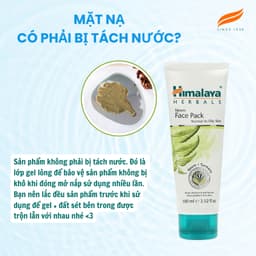 Thumbnail Mặt nạ đất sét lá neem loại bỏ mụn, bã nhờn và mờ thâm Himalaya Neem Face Pack 50ml 4