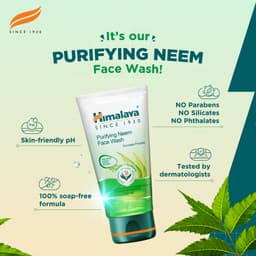 Thumbnail Sữa rửa mặt neem Himalaya Purifying Neem Face Wash 150ml TẶNG Mặt nạ đất sét 50ml 3