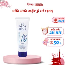 Thumbnail Sữa rửa mặt ý dĩ làm sáng da REIHAKU HATOMUGI W Cleansing foam 170g 1