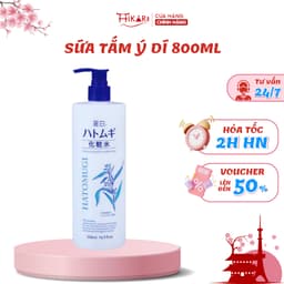 Thumbnail Sữa tắm ý dĩ sáng da Reihaku Hatomugi Body Soap giảm mụn dưỡng ẩm 800ml 1