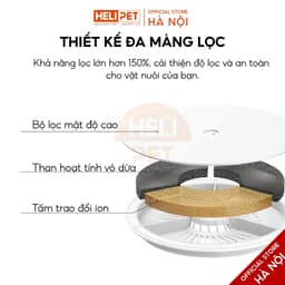 Thumbnail Máy Lọc Nước Cho Chó Mèo PETKIT SOLO SE Công Nghệ Bơm Không Dây An Toàn Điện Dễ Vệ Sinh 4