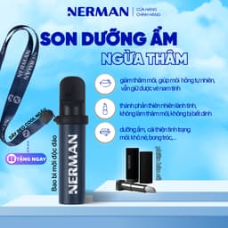 Thumbnail Son dưỡng cho nam Nerman dưỡng ẩm môi,giảm nứt nẻ,không bết dính,hỗ trợ mờ thâm Men in Black 4g 1