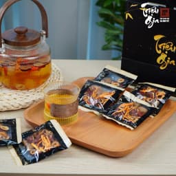 Thumbnail Set trà thảo mộc Triệu gia tứ vị giúp ngủ ngon, đẹp da, trà đông trùng hạ thảo tăng cường sức khỏe 4