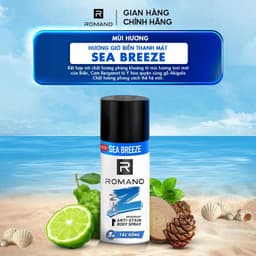 Thumbnail Xịt khử mùi cho nam ngăn vệt ố vàng Romano Gen Z 182ml 3