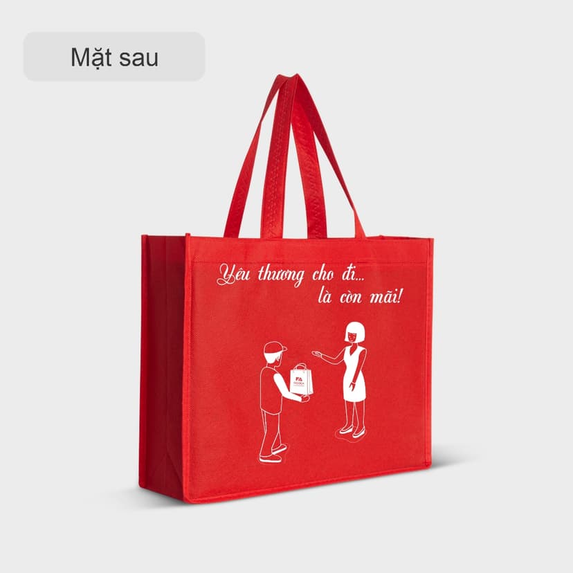 Ảnh Túi vải không dệt đa năng dùng để làm túi quà Fadoda FTV 1
