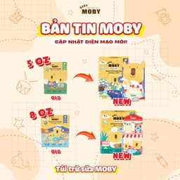 Thumbnail -  Moby Baby SAMPLE Túi Trữ Sữa Tiện Lợi Cảm Biến Nhiệt Độ Thái Lan Japan Collection Cho Bé 4 chiếc 1