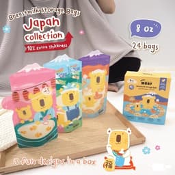 Thumbnail -  Moby Baby SAMPLE Túi Trữ Sữa Tiện Lợi Cảm Biến Nhiệt Độ Thái Lan Japan Collection Cho Bé 4 chiếc 2