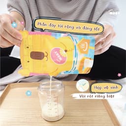 Thumbnail -  Moby Baby SAMPLE Túi Trữ Sữa Tiện Lợi Cảm Biến Nhiệt Độ Thái Lan Japan Collection Cho Bé 4 chiếc 4