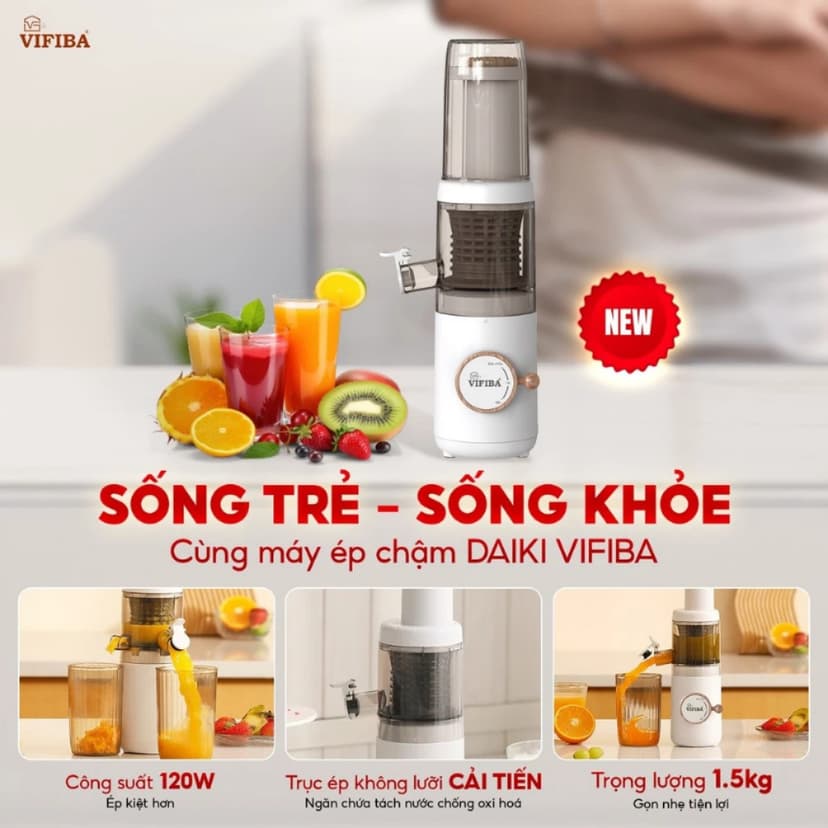 Ảnh Combo Tiện Ích 1 Máy Ép Trái Cây 120W, 1 Nồi Lẩu Điện Siêu Tốc  Công Suất 1000W 4