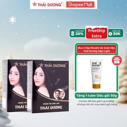 Thumbnail Mua Combo 2 hộp bột nhuộm tóc Thái Dương tặng 1 Tube Thái Dương 7 Plus Gold 50g 1
