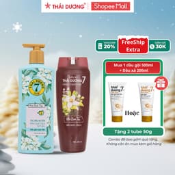 Thumbnail Combo Bộ Gội xả Thái Dương 7 Gold Hoa bưởi Tây Tặng 2 Tube Sữa tắm TD 7 Plus 50g 1