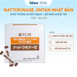 Thumbnail Hạ huyết áp NATTOKINASE Jintan Nhật Bản, Lẻ 7, 10, 15 gói (không có hộp) 1