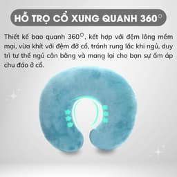 Thumbnail Gối Chữ U Kê Cổ A Concept Decor Gối Kê Cổ Êm Ái Ngủ Trưa Văn Phòng Du Lịch Đi Máy Bay Ô Tô Gối Ôm Chống Mỏi Cổ Thoải Mái 4