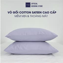 Thumbnail Vỏ Gối 100% Cotton Sateen Changmi Bedding cao cấp mềm mịn và thoáng mát - 1 cái 1