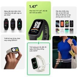 Thumbnail Vòng Đeo Tay Thông Minh Xiaomi Smart Band 9 Active – Phiên Bản Quốc Tế, Bảo Hành 12 Tháng 3