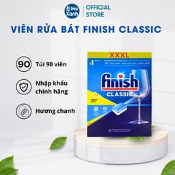 Thumbnail Viên rửa bát Finish All In One 60V, 90V + Muối rửa bát Finish 1,2kg + Nước làm bóng Finish 400ml 2