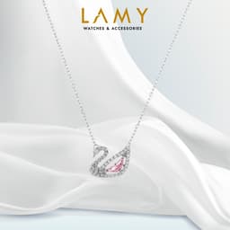 Thumbnail Dây chuyền thiên nga LAMY Crystal Swan Necklace Silver 6042 1