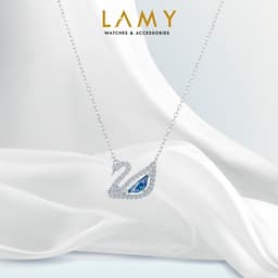 Thumbnail Dây chuyền thiên nga LAMY Crystal Swan Necklace Blue 6042 1
