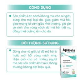 Thumbnail Lăn Khử Mùi AQUASELIN Nữ Nhẹ Sensitive Women Giảm Mùi Hôi, Khô Thoáng Nách  - 50ml 4