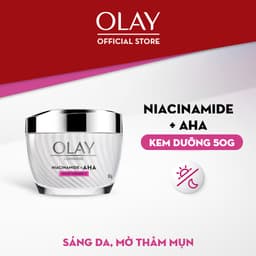 Thumbnail Kem Dưỡng Ẩm OLAY LUMINOUS NIACINAMIDE AHA Sáng Da, Mờ Thâm Mụn 50G 2