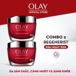 Thumbnail Combo 2: Kem Dưỡng Ẩm OLAY REGENERIST Ban Ngày Căng Mướt, Sáng Khỏe & Phục Hồi Dấu Hiệu Lão Hóa 50G X2 2