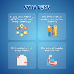 Thumbnail Viên Uống Tăng Chiều Cao Vipteen Vinh Gia, Giúp Thể Lực Tốt Cho Trẻ 9 -18 Tuổi (Hộp/ 20v) 3