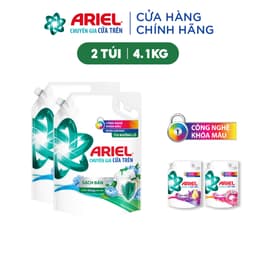 Thumbnail Combo 2 Nước Giặt ARIEL Chuyên Gia Cửa Trên Ngăn Lem Màu Hương Downy Nắng Sớm/ Nước Hoa/ Oải Hương Túi 4.1KG 3