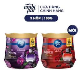 Thumbnail COMBO 3 Sáp Thơm Phòng AMBI PUR Luxe Hương Đam Mê/ Huyền Bí Hộp 180Gx3 2